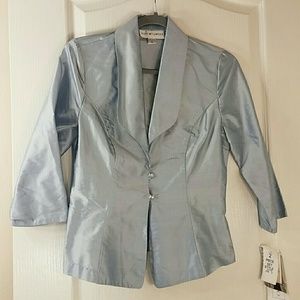 NWT Silk Scott McClintock 3/4 Sleeve Blazer Size 6